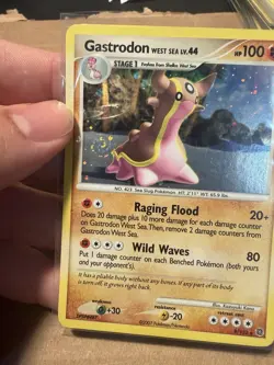 Pokemon Gastrodon West Sea Fart Swirl 9/132 Secret Wonders Holo Rare 2007 LP - Image 1