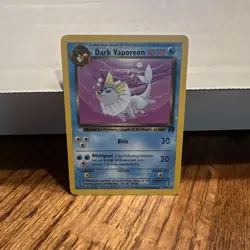 Pokemon Tcg Dark Vaporeon 45/82 Team Rocket Non Holo - Image 1