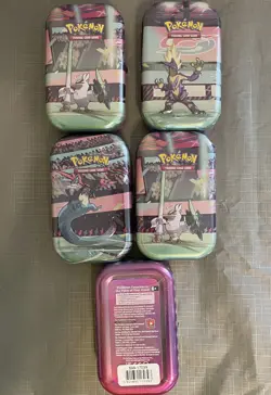 Pokemon TCG Galar Power Mini Tins (C22) SEALED - Evolving Skies - SET OF 5 - Image 2