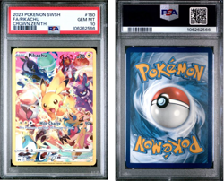 PSA 10 Pokemon Pikachu TCG Crown Zenith Holo Full Art Secret Rare Card 160/159! - Image 1