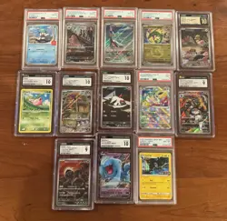 Lot Of 13x POKEMON SLABS!!! CGC And PSA - Image 1