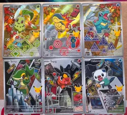 Pokemon First Partner Illustration Collection Series 2 MINT - Set Of 6 - Image 1