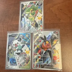 Pokemon First Partner Series 2 Unova Set Of 3 ( Snivy, Tepig & Oshawott ) - Image 1