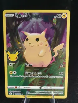 Pikachu 005/025 Celebrations Full Art Pokemon TCG - Image 1