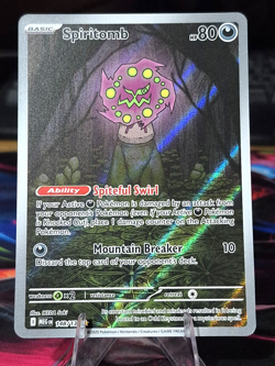 Spiritomb 148/132 Illustration Rare Mega Evolution Pokemon Holo NM/M - Image 1