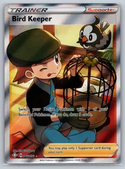 Pokemon! Bird Keeper - Full Art Ultra Rare - Shining Fates - 066/072 - NM - Image 1