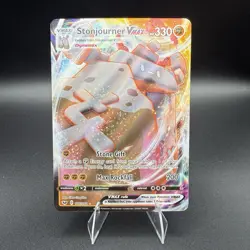 Stonjourner VMAX 116/202 Holo VMAX Rare Sword & Shield Pokemon TCG NM - Image 1