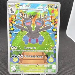 Pokemon TCG Zweilous 147/086 SV: White Flare Illustration Rare Holo ENG 110 HP - Image 1