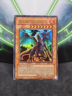 Yugioh Tyrant Dragon LOD-034 Ultra Rare NM - Image 1
