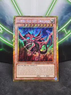 Yugioh Slifer the Sky Dragon PGLD-EN032 Gold Secret Rare NM Euro - Image 1