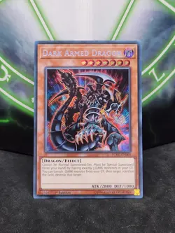 Yugioh Dark Armed Dragon LCKC-EN068 Secret Rare 1st Edition NM - Image 1