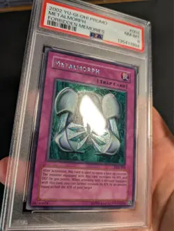 Yugioh Metalmorph FMR-002 Secret Rare PSA 8 NM-MT! - Image 3
