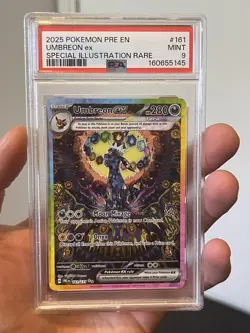Pokemon TCG Umbreon EX 161/131 Prismatic Evolutions PSA9 - Image 1