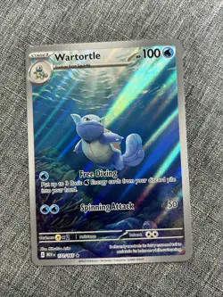 Pokemon TCG Wartortle Scarlet Violet-151 171/165 Holo Illustration Rare - Image 1