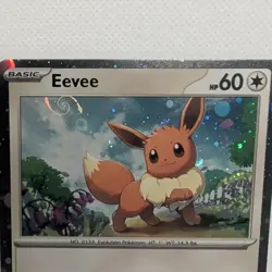 Eevee SVP EN 043 Cosmos Holo - Full HD Swirl - Black Star Promo - Pokemon TCG - Image 3