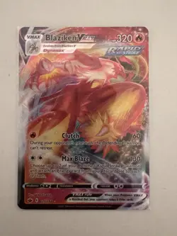 Pokemon TCG Blaziken VMAX Sword & Shield - Chilling Reign 021/198 Holo - Image 1