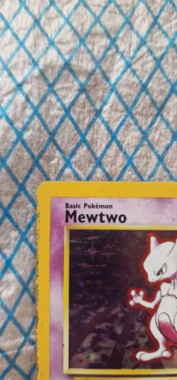 Mewtwo 10/102 Base Set Holo Rare Unlimited Moderately Played Pokemon TCG 1999 - Image 5