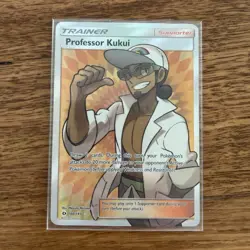 Pokemon TCG Professor Kukui 148/149 Sun & Moon Full Art Holo Ultra Rare 2017 NM - Image 1