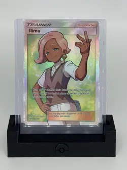 Ilima 146/149 Sun & Moon Base Set - NM Holo Full Art - Pokemon TCG - Image 1