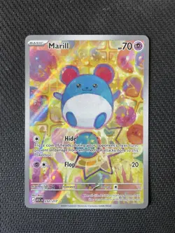 Pokemon TCG Marill 233/217 Ascended Heroes Full Art Illustration Rare NM - Image 1