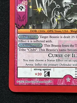 2023 MetaZoo Native Black Friday Promo Lechuza Full Holo Poncho NM/M - Image 2