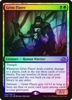 Grim Flayer FOIL Eldritch Moon NM Black Green Mythic Rare MAGIC CARD ABUGames - Image 1