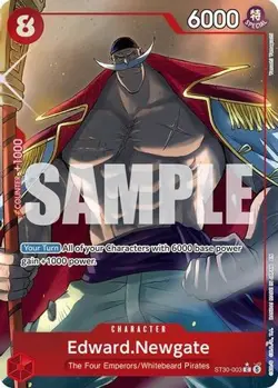 Edward.Newgate (Full Art) ST30-003 Common Foil One Piece Card - Image 1