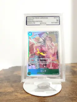2025 ONE PIECE JAPANESE EB03 HEROINES EDITION BANDAI TASHIGI AGS 9 Mint - Image 2
