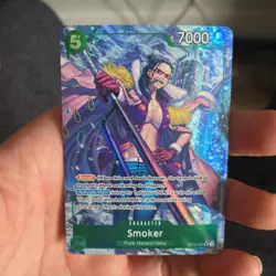 One Piece TCG - Smoker OP10-030 SR Alt Art Parallel - Royal Blood NM ENGLISH - Image 1