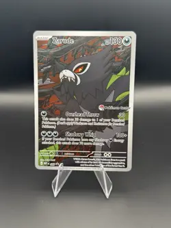 Pokemon TCG Zarude Pokemon Center Promo Card Pitch Black #088 - Image 1