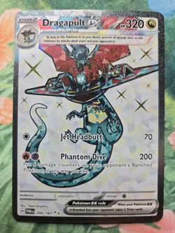 Daragpult ex - Twilight Masquerade (200/167) Full Art Ultra Rare Pokemon Card NM - Image 1