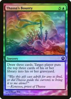 Thassa's Bounty FOIL Theros NM Blue Common MAGIC THE GATHERING CARD ABUGames - Image 1