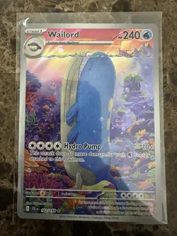 Wailord 162/159 Journey Together Pokemon Card - Image 1