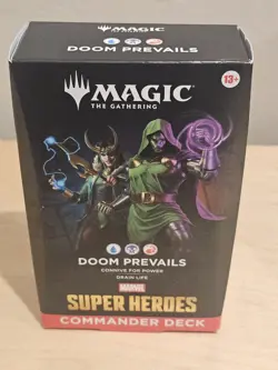 Marvel Super Heroes Commander Deck Doom Prevails - MTG - New & FREE SHIPPING - Image 1