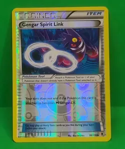 Pokemon Gengar Spirit Link 95/119 Reverse Holo XY Phantom Forces - Image 2