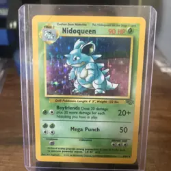 Pokemon TCG Nidoqueen Jungle 7/64 Holo Unlimited Holo Rare - Image 1
