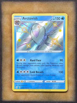 Pokemon Arctovish SV037/SV122 Shining Fates: Shiny Vault Shiny Holo Rare NM - Image 1