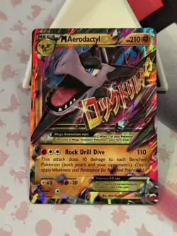 Pokemon M Aerodactyl EX PR XY Promos #XY98 Promo Holofoil NM - Image 1
