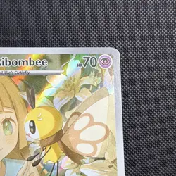 Pokemon TCG Lillie's Ribombee Illustration Rare Holo Full Art 164/159 English - Image 3