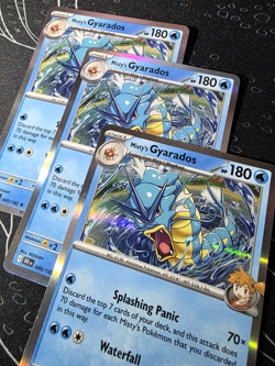 Pokemon Misty's Gyarados 49/182 Holo - SV: Destined Rivals - Image 1