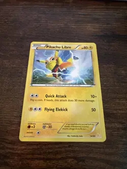Pikachu Libre (14 14/30 XY Trainer Kit: Pikachu Libre & Suicune Pokemon NM - Image 1