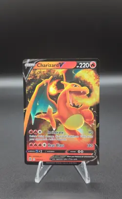 Charizard V 017/172 Swsh09: Brilliant Stars Holo. Pokemon TCG. Near Mint. - Image 1