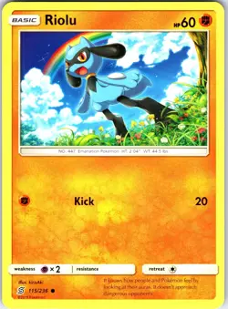 Riolu 115/236 Common Unified Minds Pokemon Near Mint - Image 1