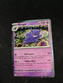 Pokemon TCG Gengar Cosmos Holo 094/165 Scarlet Violet 151 - Image 1