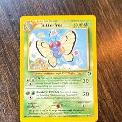 Pokemon TCG Butterfree 09/18 Southern Islands Promo Regular English 80 HP - Image 1