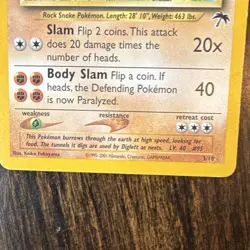 Onix 03/18 Southern Islands Promo Pokemon TCG English Regular 90 HP - Image 4