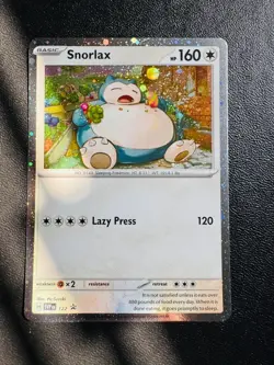 Snorlax SVP 122 - Pokemon Twilight Masquerade Cosmos Promo NM SWIRL 🌀 - Image 1