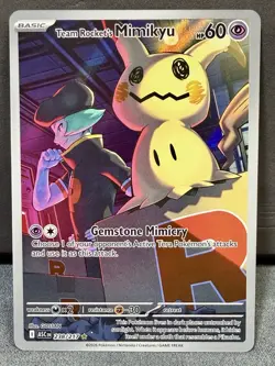 Team Rocket's Mimikyu 238/217 Me: Ascended Heroes Holo Full Art IR Pokemon [NM] - Image 1