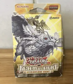 YuGiOh TCG Realm of Light Structure Deck : Reprint : as found & opened - Image 2