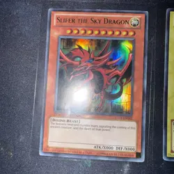 Yugioh God Set LC01-EN001 LC01-EN002 LC01-EN003 LP - MP Slifer Ra Obelisk - Image 2